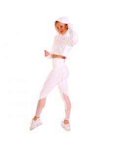 Elemental Activewear Active+ Hoodie Fleecy Crop W/Ballet Thumbs