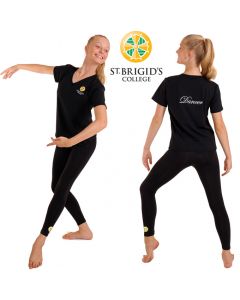 St Brigid's College - Girls/Ladies Active+ Dancer's T-Shirt (sleeved)
